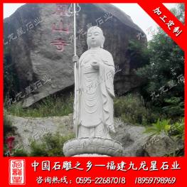 青石石雕地藏王批发 大型石雕佛像厂家