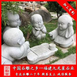 石雕小沙弥图片大全 寺庙小沙弥出售